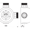 PREMIX COMFORT, Thermostat de groupe pour eau mitigée de 32 à 42°, 140l/min, 731004**