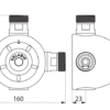 PREMIX COMFORT, group thermostat for mixed water from 32 to 42°, 90L/min**
