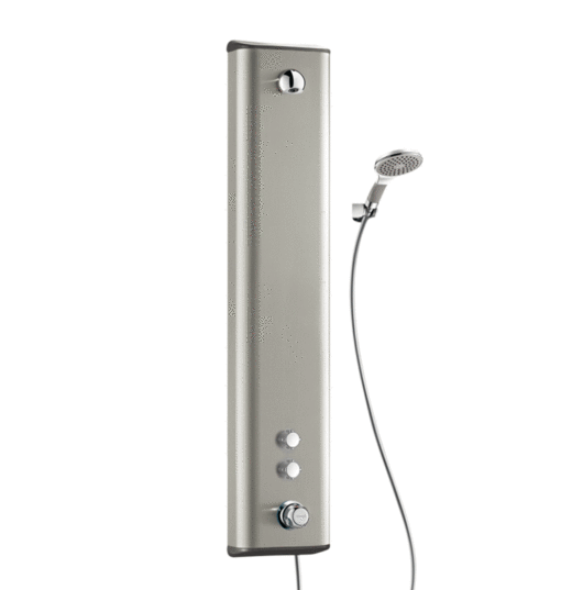 Shower element stainless steel with shower Delabie thermostat