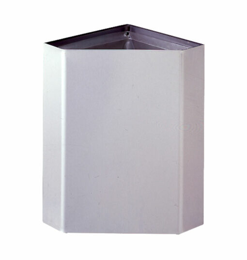 Corbeille à déchets pour montage en angle, avec sac en vinyle, 35 litres