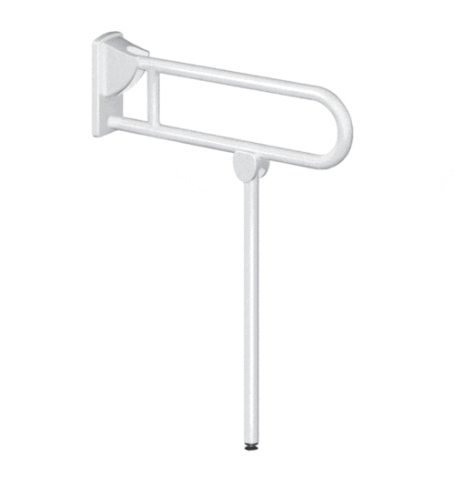 Folding support handle with foot nylon 650 mm Delabie