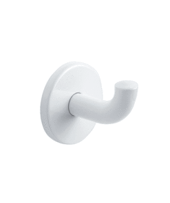 Wall hook single stainless steel powder-coated white Delabie