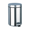 Poubelle ronde en inox brillant Delabie Armatron