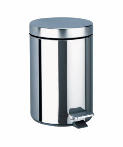 Poubelle ronde en inox brillant Delabie Armatron