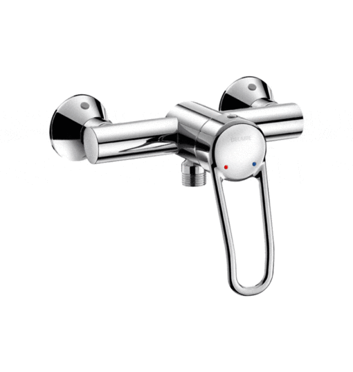 Shower fitting lever down Delabie