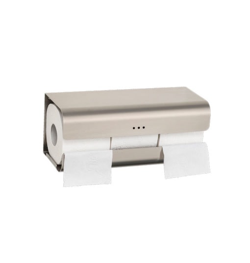 PROOX, Toilet roll holder for 3 rolls, satin stainless steel, PU-383