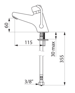 selbstschluss-mischbatterie_langer-hebel_adl-700101lh-3_zeichnung