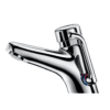 Self-closing mixer tap long mixing lever Delabie