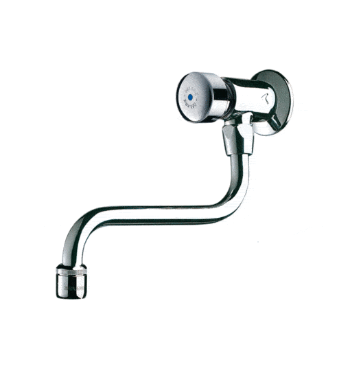 Self-closing tap Swivel spout Sink TEMPOSTOP Delabie