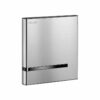 electronic urinal flush stainless steel matt Delabie