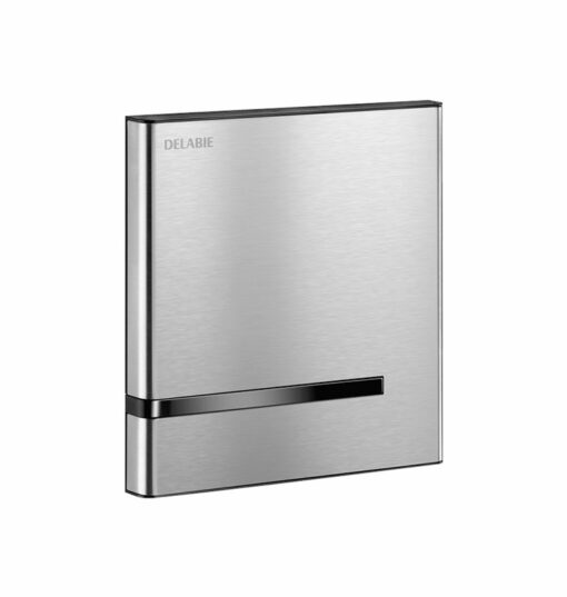 Electronic urinal flush stainless steel matt Delabie