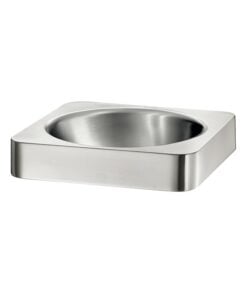 Lavabo semincasso Quadra in acciaio inox satinato Delabie