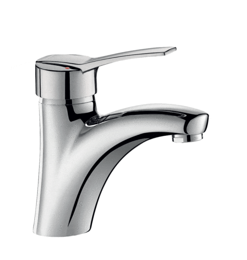 Delabie single-lever mixer without pop-up waste