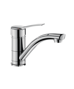 Single lever mixer swivel spout Delabie