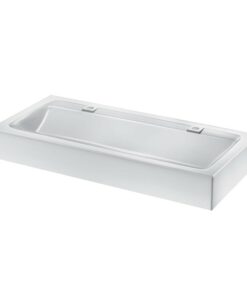 Mineralcast wash trough with tap hole Delabie