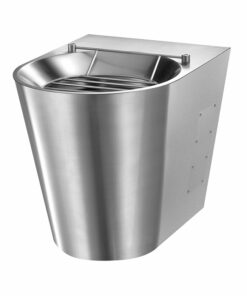 Fecal Sink Spittoon Floor-Standing Stainless Steel Delabie