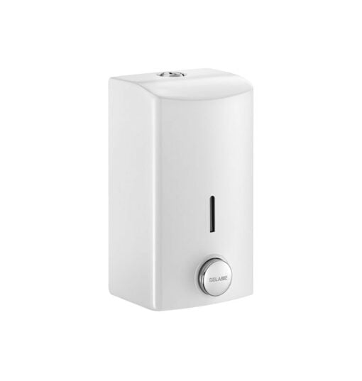 Soap dispenser white powder-coated stainless steel Armatron