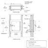 Pass-through stainless steel medical facility Bobrick drawing