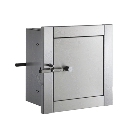 Pass-through stainless steel medical facility Bobrick