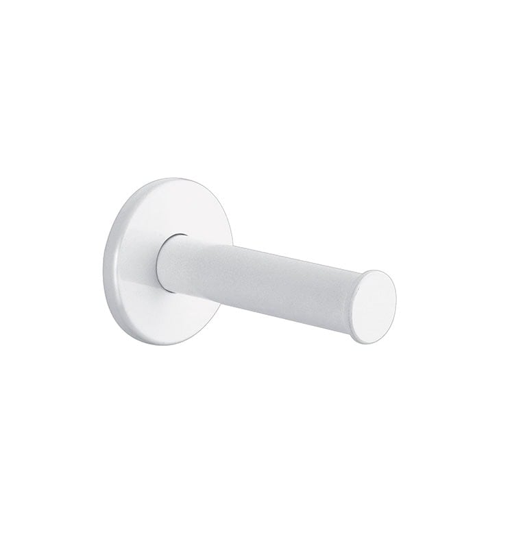 Porte-papier de réserve WC pour 1 rouleau, nylon blanc, 4070N