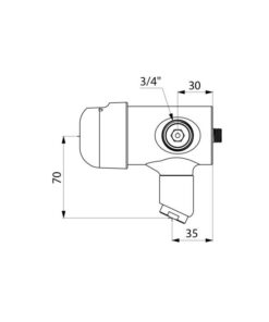 Mixer tap Tempomix 796000 Drawing