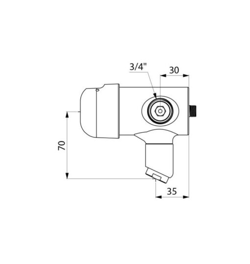 Mischbatterie Tempomix 796000 Zeichnung