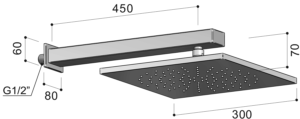 Duschkopf_aussen_WATERLINE-SA5.3-Q_Zeichnung