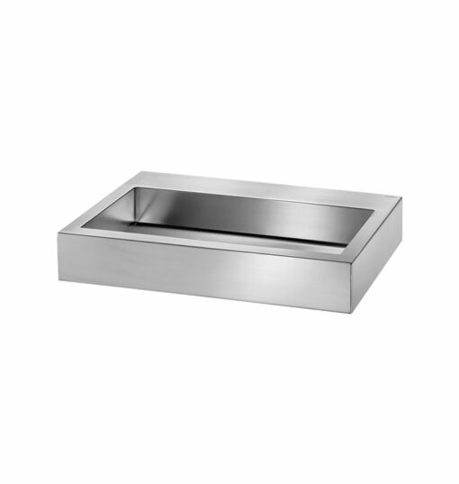 Aufsatzbecken THETIS, Edelstahl satiniert, ADL-120150-AS
