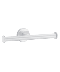 Toilet Roll Holder 2 Rolls Delabie Stainless Steel White