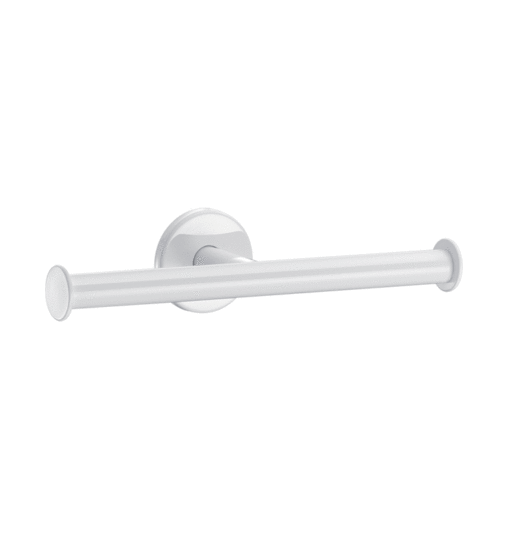 Toilet roll holder 2 rolls Delabie stainless steel white