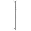 Barre de douche avec curseur aluminium anthracite métallisé