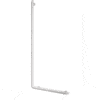 Handrail L-shape Aluminium white 1130mm Delabie