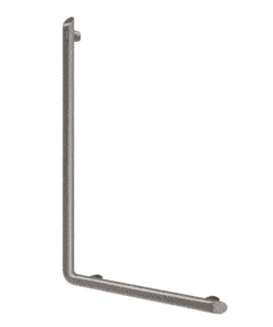 Handrail L-shape aluminium anthracite-metallic 1130mm Delabie