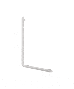 Handrail aluminium white L-shape Delabie