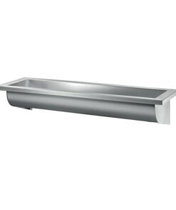 Washing trough Canal stainless steel matt HQ