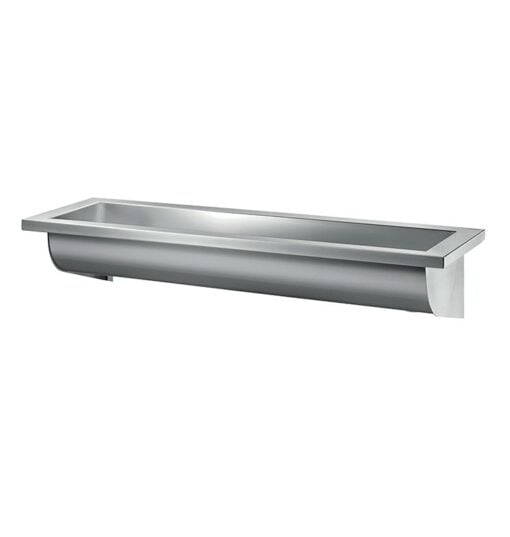 Washing trough Canal stainless steel matt HQ