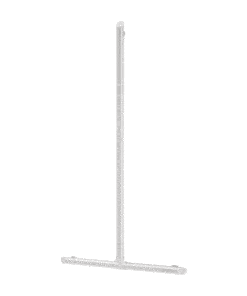 Main courante en forme de T Be-line aluminium blanc