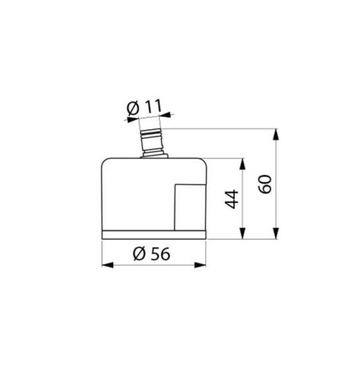 Water filter delabie 20250 Drawing