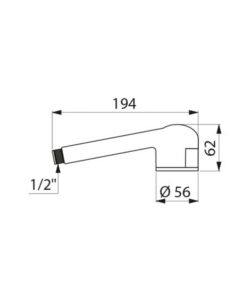 Filter hand shower 20261 Drawing