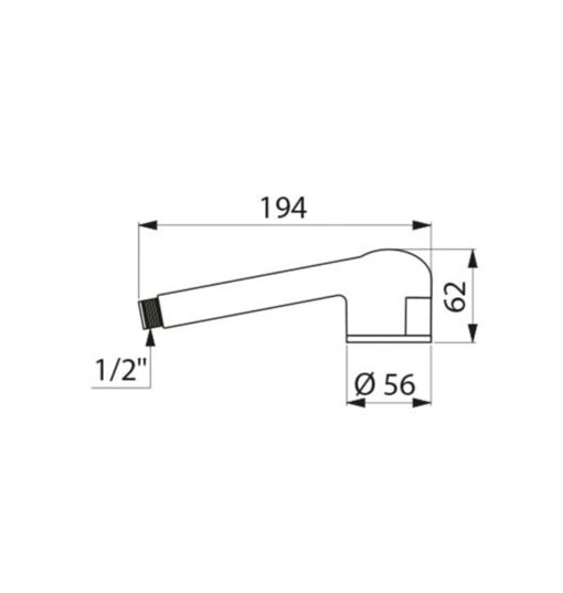 Filter Handbrause 20261 Zeichnung