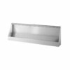 Wall-hung stainless steel urinal channel 1800mm