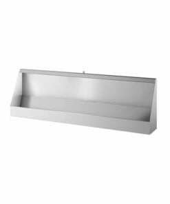 Urinal channel wall-mounted stainless steel 1800mm