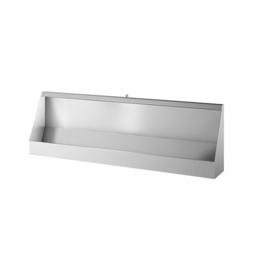 Urinal channel wall-mounted stainless steel 1800mm