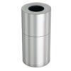 freestanding litter bin aluminium