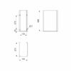 Siphon trim for washbasin FRAJU, satin stainless steel ADL-100930.2