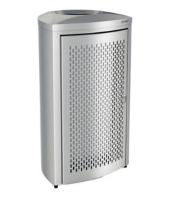 Stainless steel waste bin 130 litres Armatron