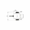 Robinetterie de douche Tempstop 3/4" Dessin