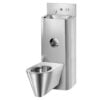 Prison combination KOMPACT TC, rear wall mounting, with washbasins and suspended WC, centralised