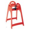 Children's High Seat red Koala Kare stackable plastic