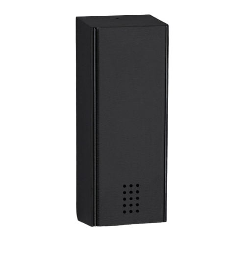 PROOX, Distributore di sapone elettronico, Sensore, Funzionamento a batteria, Acciaio inossidabile rivestito di nero, DP-140E-LO